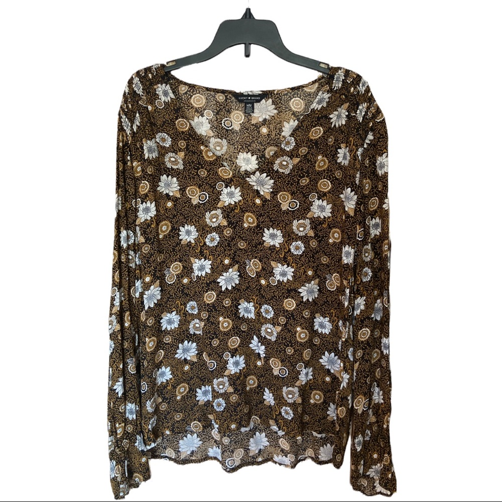 NWT Lucky Brand Blouse MEDIUM